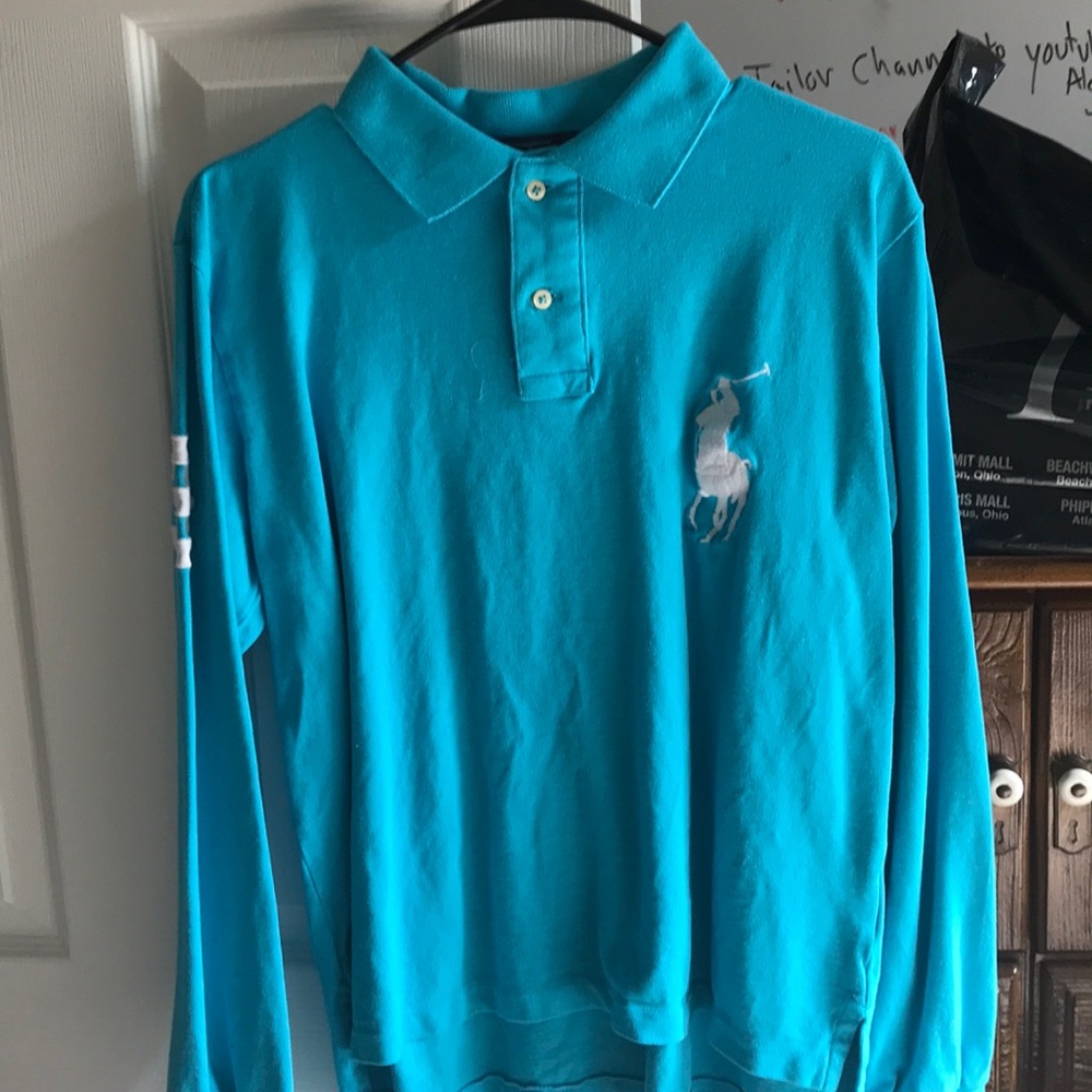 Polo Ralph Lauren Long Sleeve Collared Shirt Sz. M